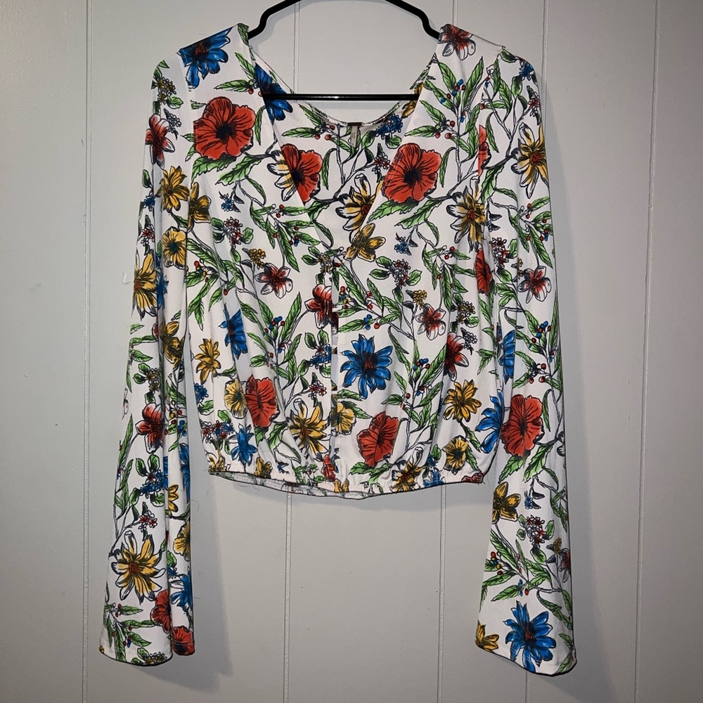 Floral Free People Crop Top